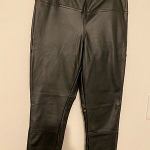 A New Day Black Faux Leather Leggings